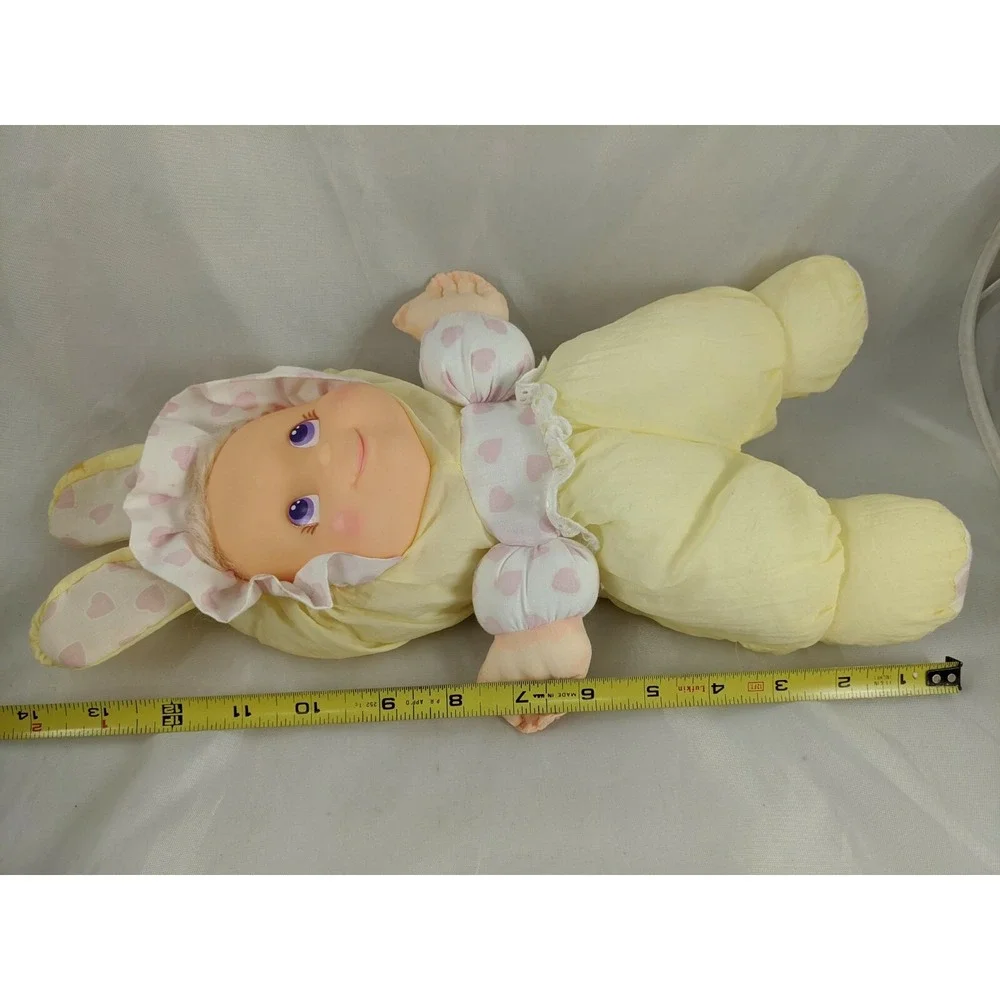 Tara‎ Toys Kuddlee Kids Nylon Doll Yellow 14 Inch Stuffed toy